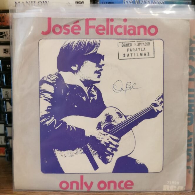 JOSÉ FELICIANO - COME DOWN JESUS/ONLY ONCE - 45LİK