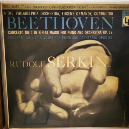 Beethoven Rudolf Serkin-Concertos 2 & 4 For Piano And Orchestra Vinyl, LP-plak